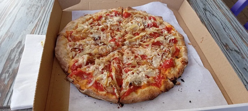 Vegan Pizza with Onions